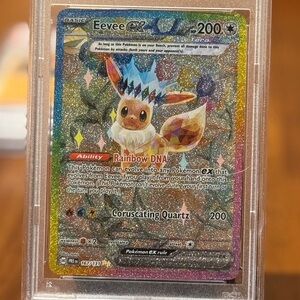 PROXY FAN MADE Eevee EX Holographic Pokémon Card PSA10